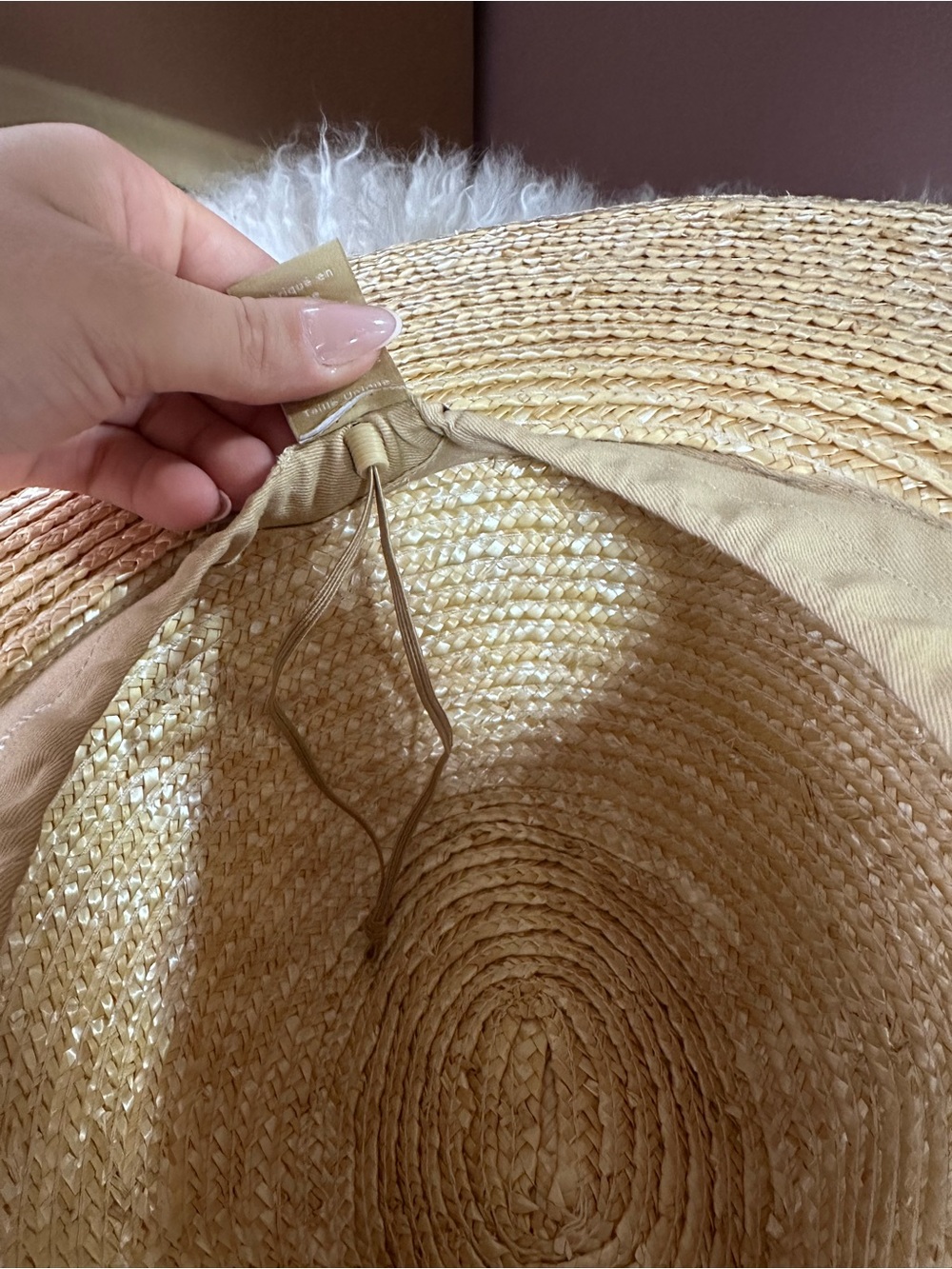 GIGI PIP 🤎 Genuine Suede Banded Straw Hat - Picture 8 of 11
